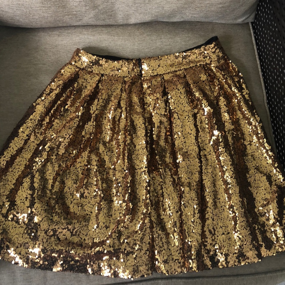 Small Gold Sequined Skirt - Picture 4 of 9